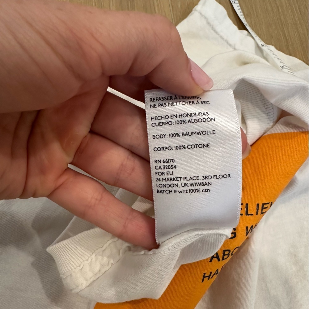 Urban Outfitters Graphic Tee Tshirt White Small Motivational Happy Smiley Summer - Picture 11 of 12